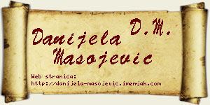 Danijela Mašojević vizit kartica